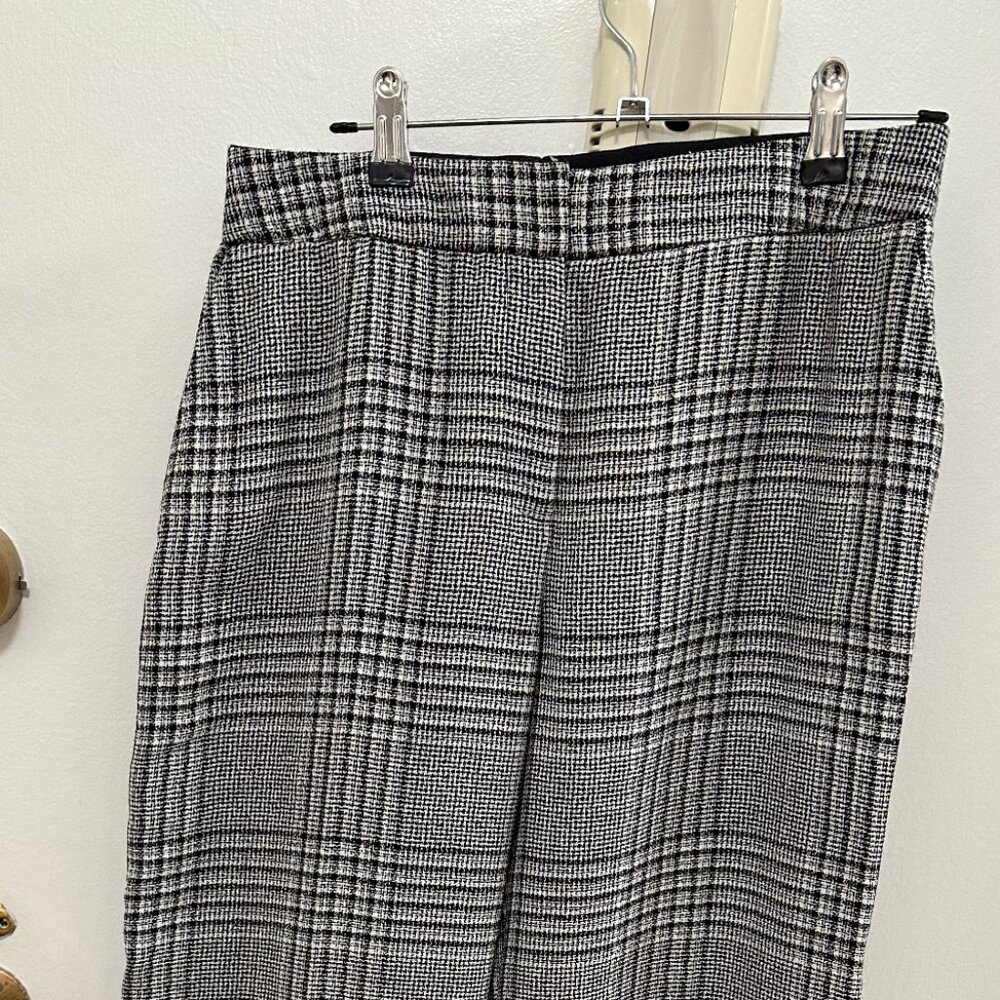 Theory Plaid Trousers, Size 4